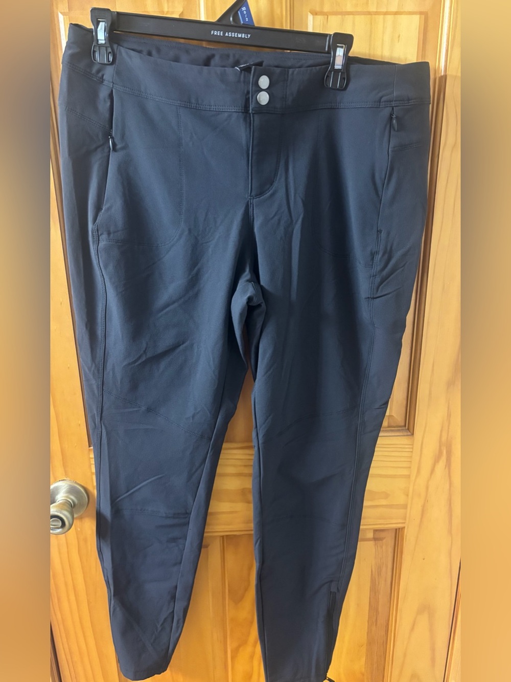 Kuhl Pants Women 16R Transcendr Skinny Mid Rise Zip Up Pockets Hiking